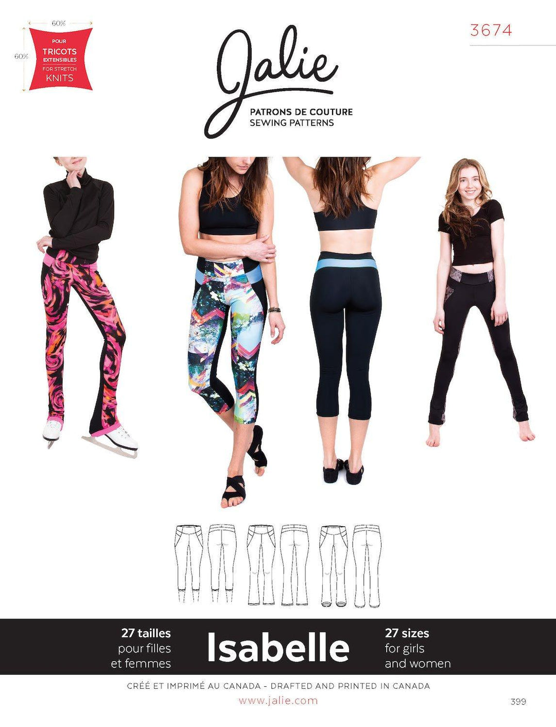 Jalie 3674 - ISABELLE - Pattern Cover
