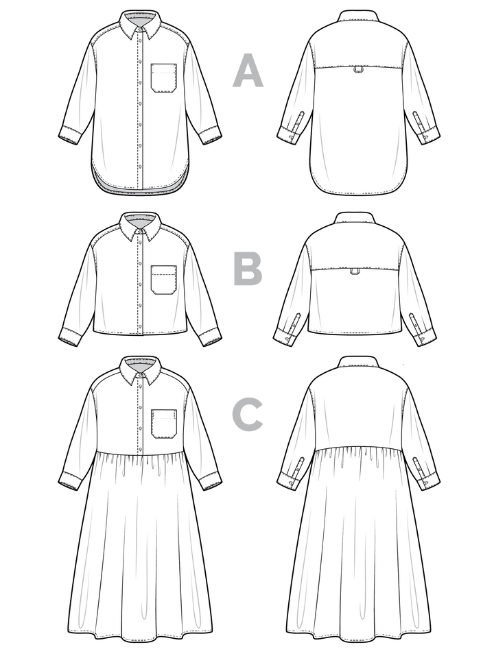Jenna Shirt + Shirtdress