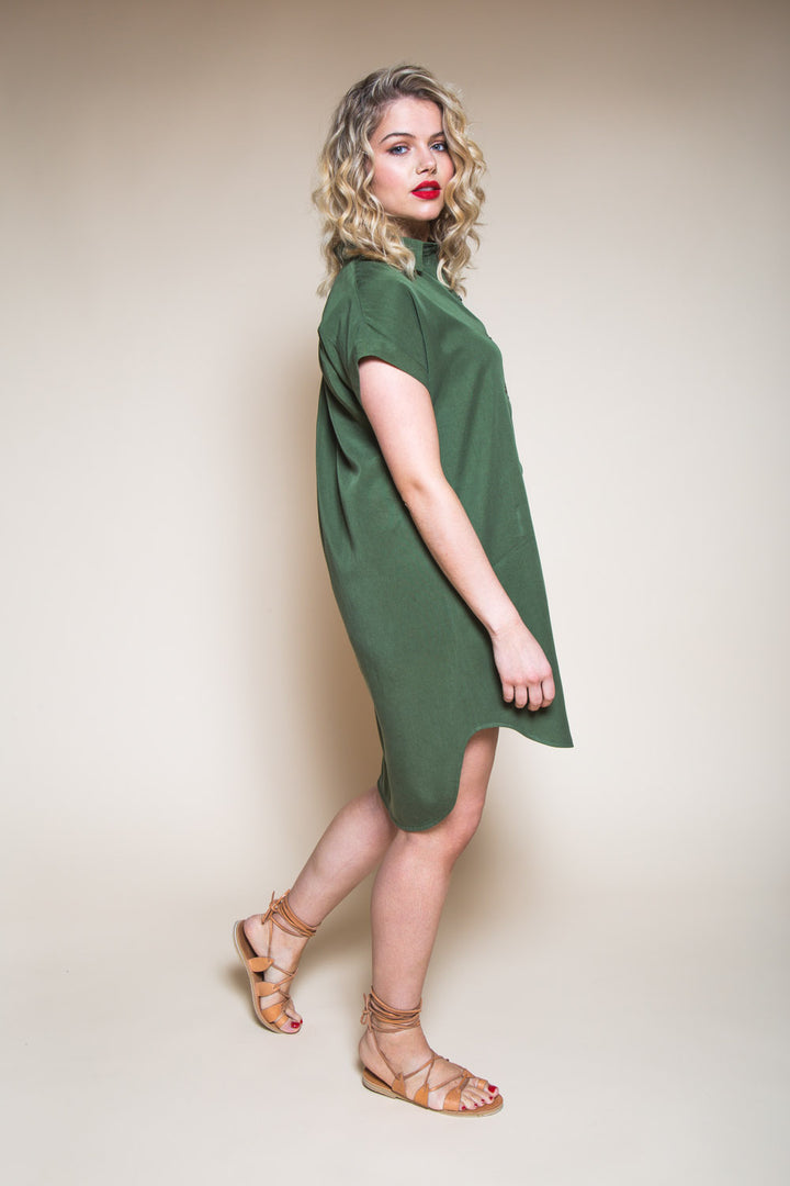 Kalle Shirt + Shirtdress Pattern
