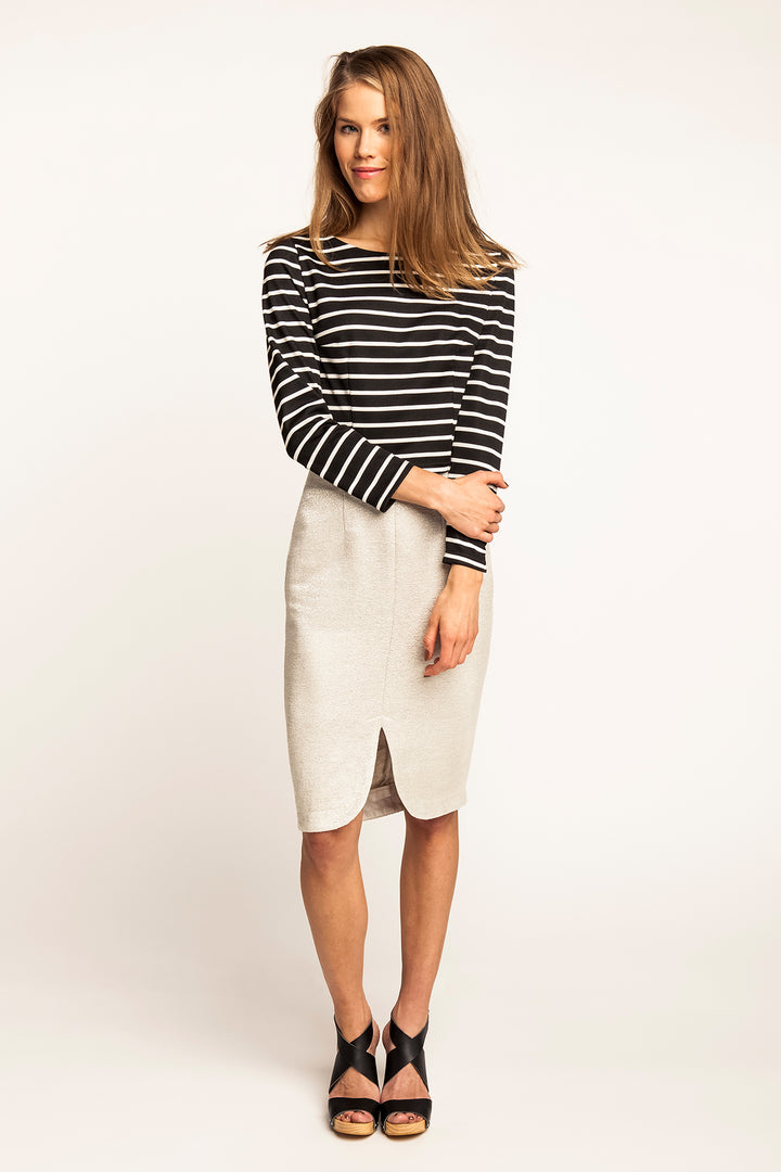 KANERVA button-back tee
