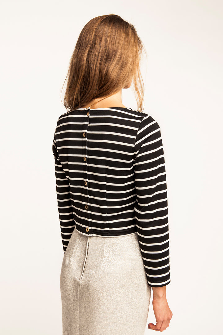 KANERVA button-back tee