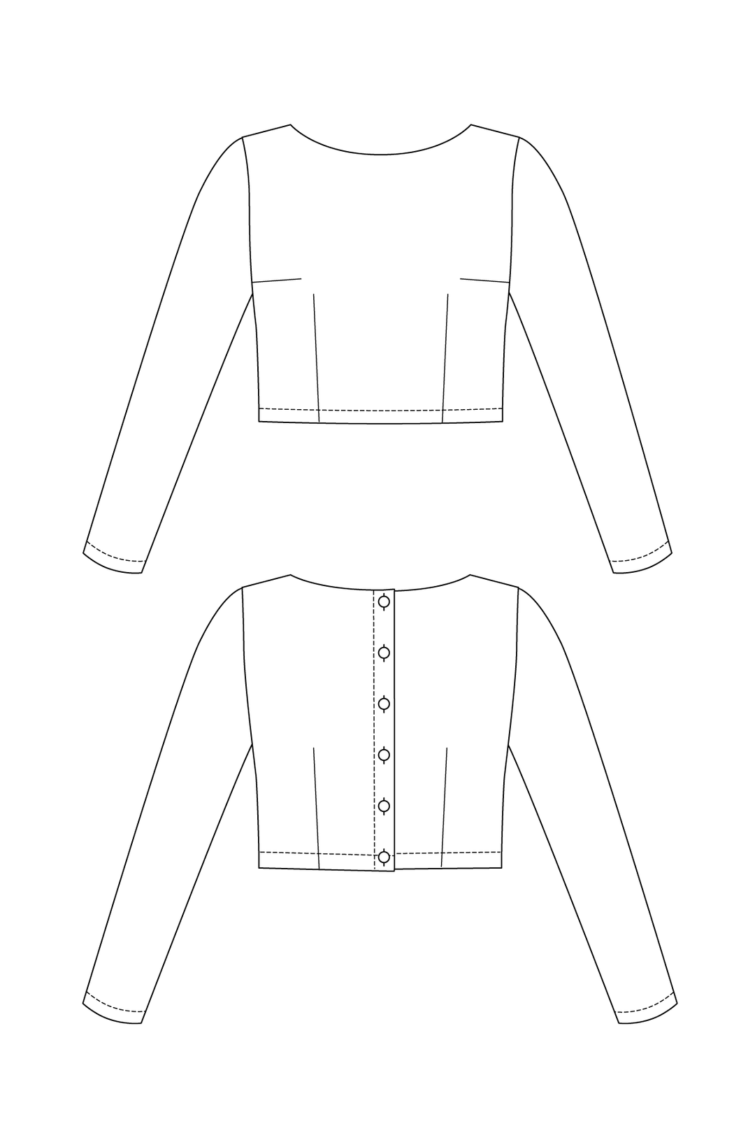 KANERVA button-back tee