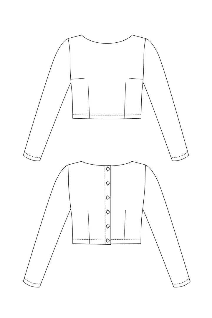 KANERVA button-back tee
