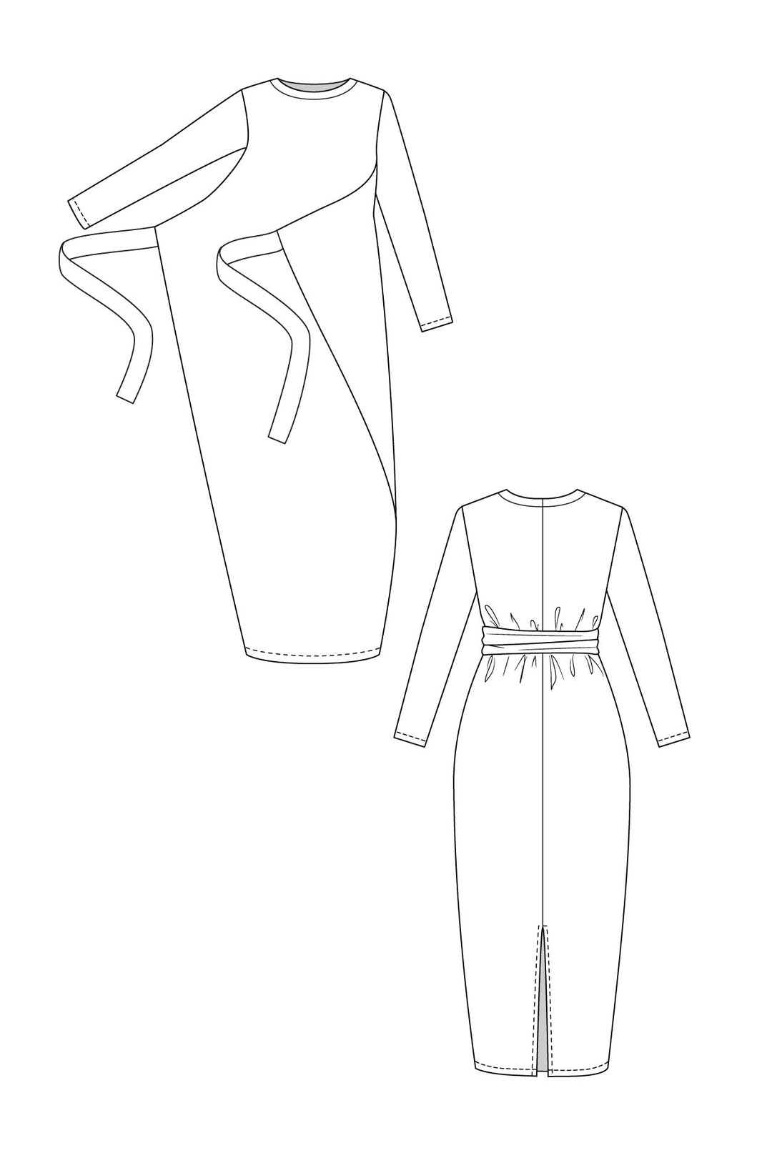 KIELO wrap dress & jumpsuit