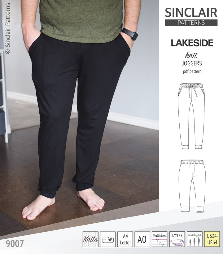 Lakeside knit joggers for men (PDF)