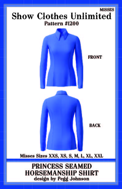 Misses Horsemanship Shirt Pattern #1200