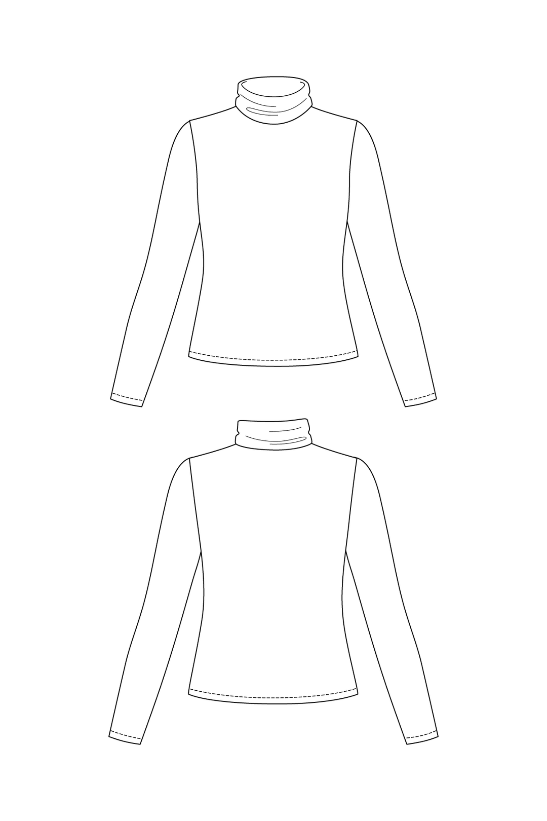 PAOLA turtleneck tee