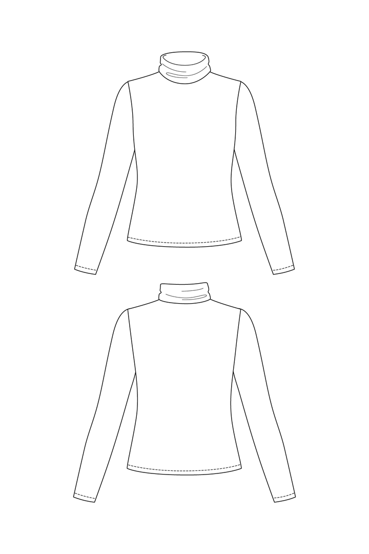 PAOLA turtleneck tee