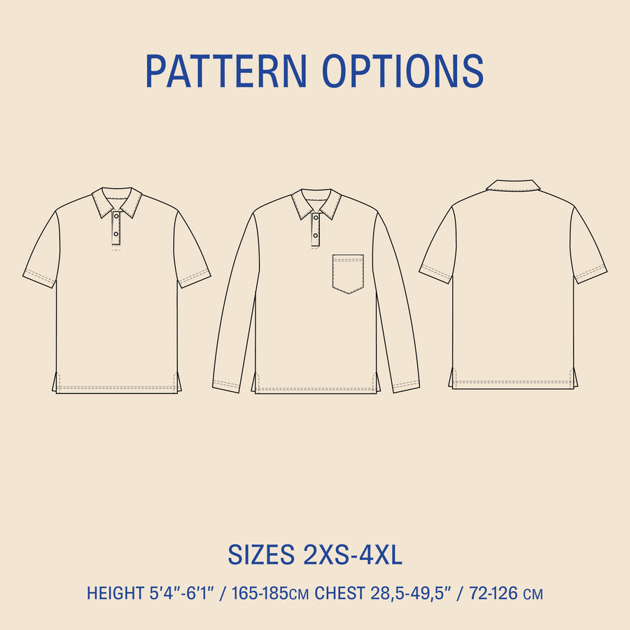 Polo shirt Sewing Pattern