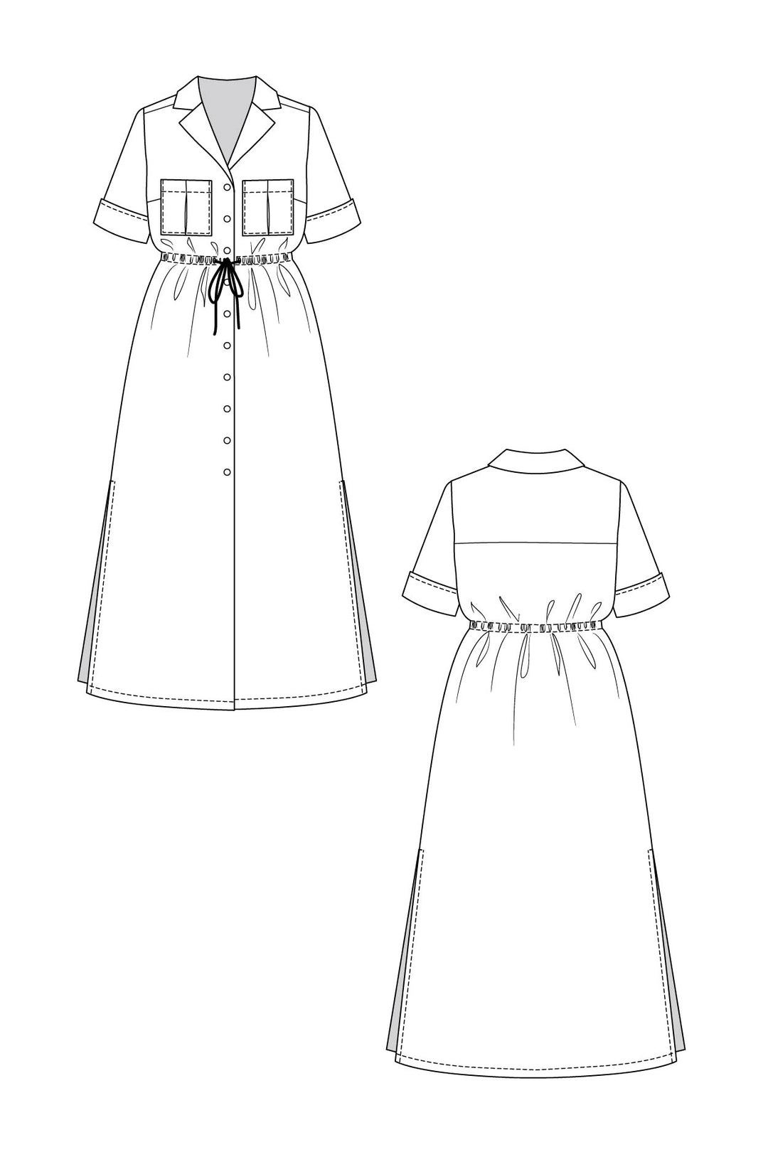 REETA shirt dress