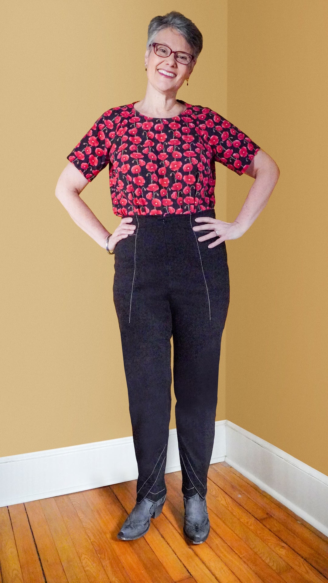 Style Falcon Diamond Hem Trousers Digital Sewing Pattern