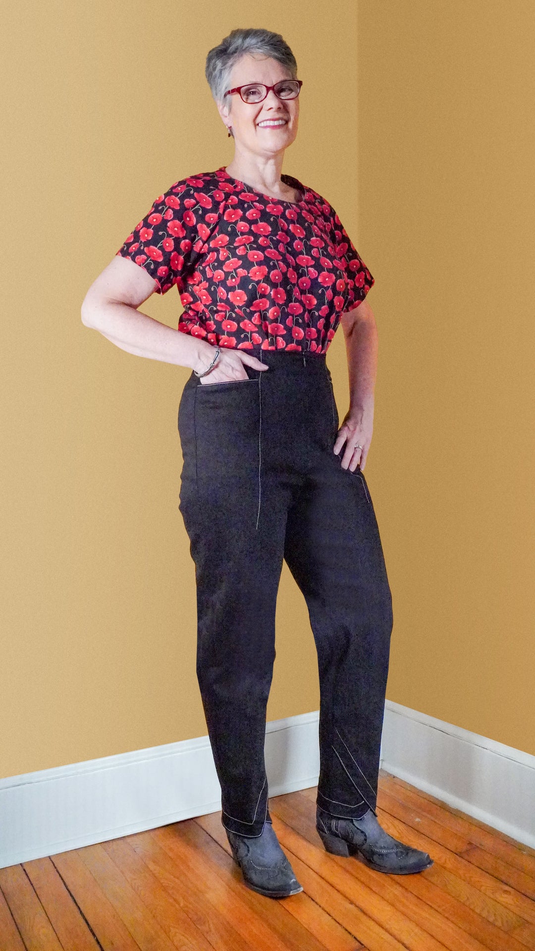 Style Falcon Diamond Hem Trousers Digital Sewing Pattern
