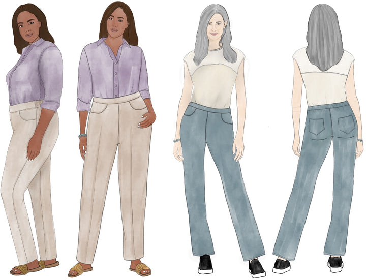 Style Falcon Secret Jeans Trousers Digital Sewing Pattern