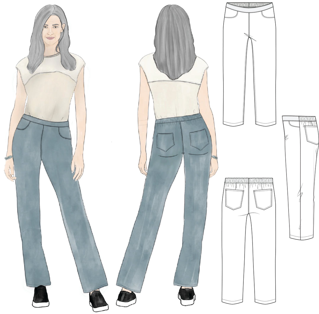 Style Falcon Secret Jeans Trousers Digital Sewing Pattern