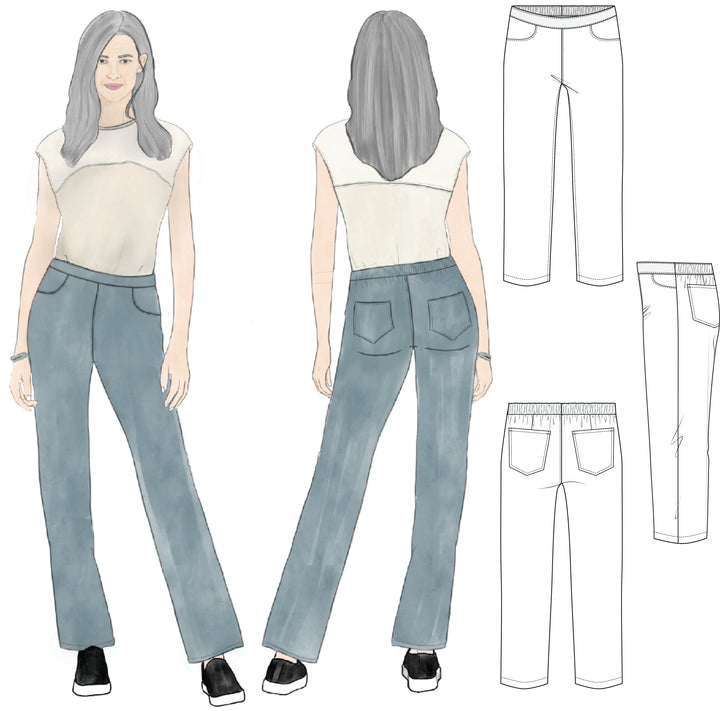 Style Falcon Secret Jeans Trousers Digital Sewing Pattern