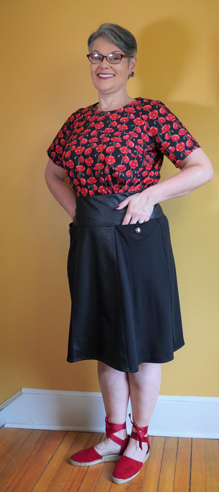 Style Falcon Straight A's Skirt Digital Sewing Pattern