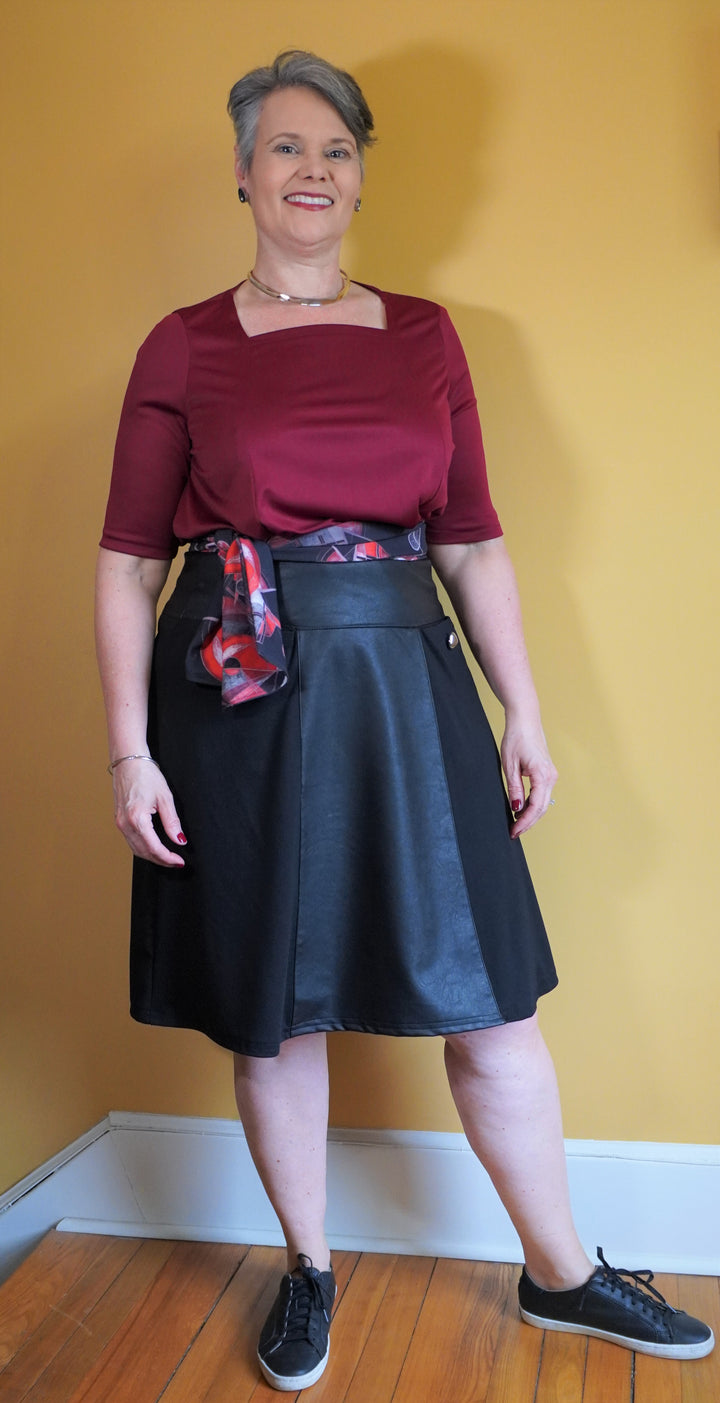 Style Falcon Straight A's Skirt Digital Sewing Pattern