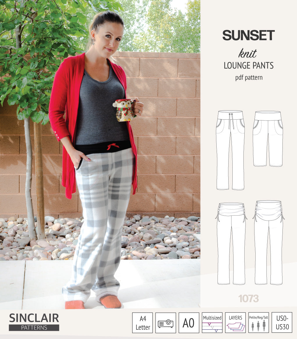 Sunset knit lounge pants (PDF) (2025 Updated)