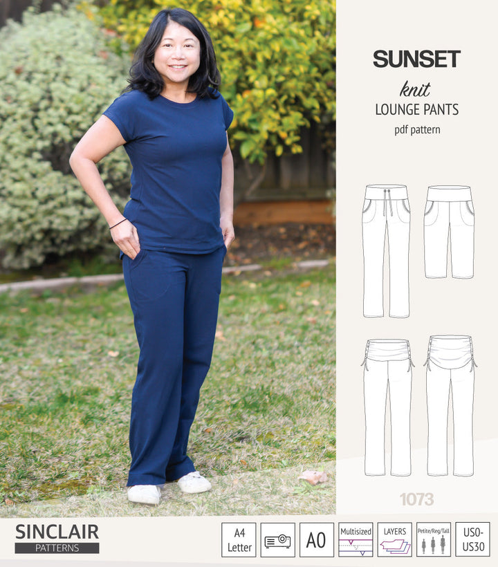 Sunset knit lounge pants (PDF) (2025 Updated)