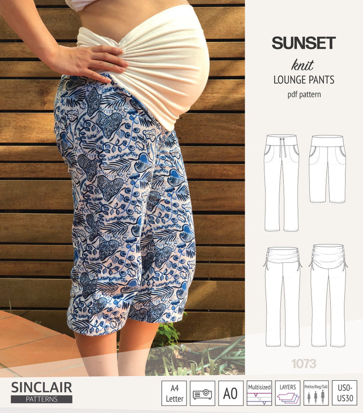 Sunset knit lounge pants (PDF) (2025 Updated)
