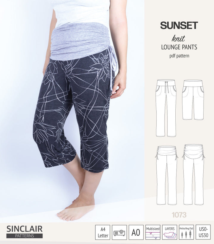 Sunset knit lounge pants (PDF) (2025 Updated)