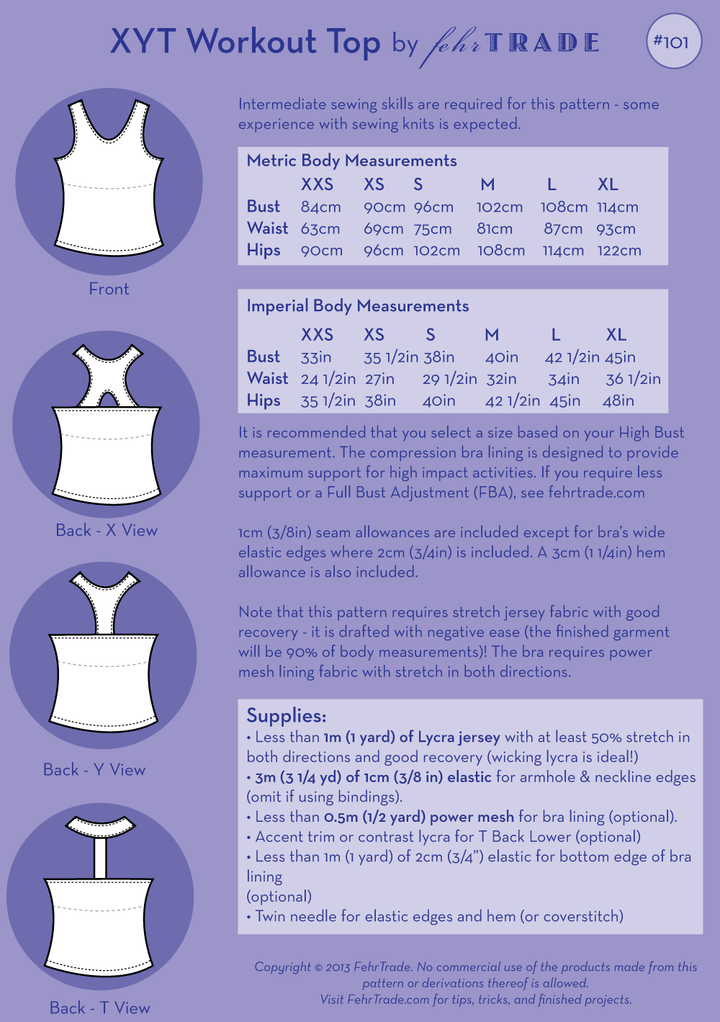 XYT Workout Top