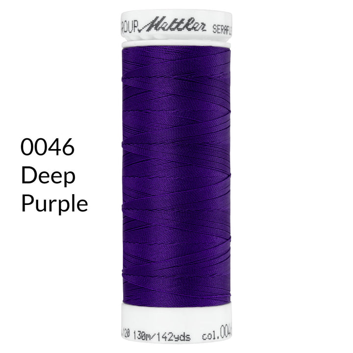 deep purple stretch sewing thread