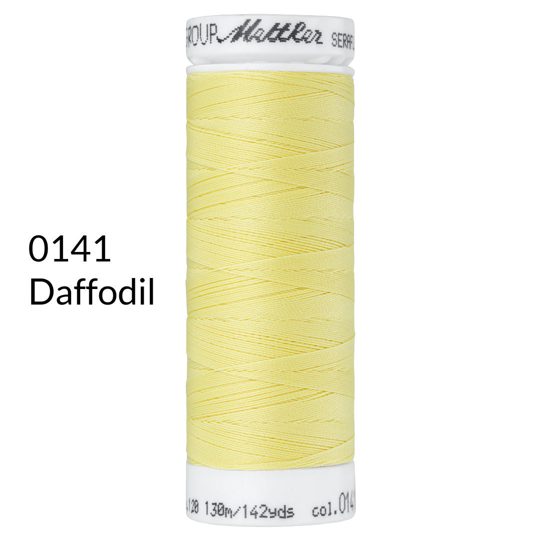 daffodil pale pastel yellow stretch sewing thread
