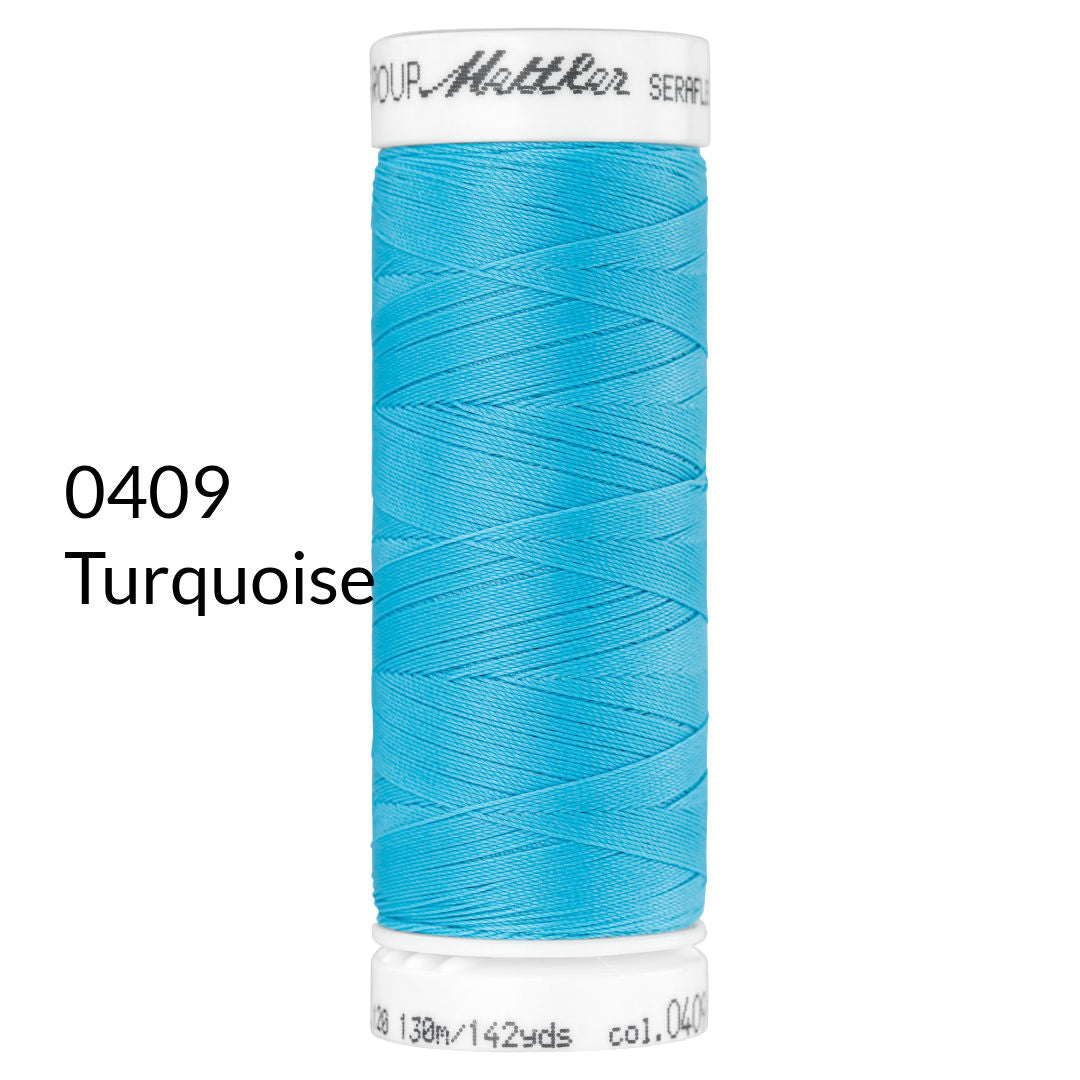 turquoise stretch sewing thread