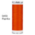 paprika deep orange stretch sewing thread