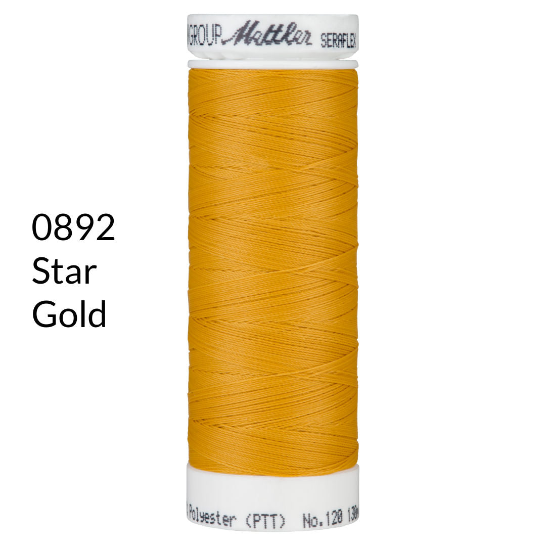 star gold stretch sewing thread