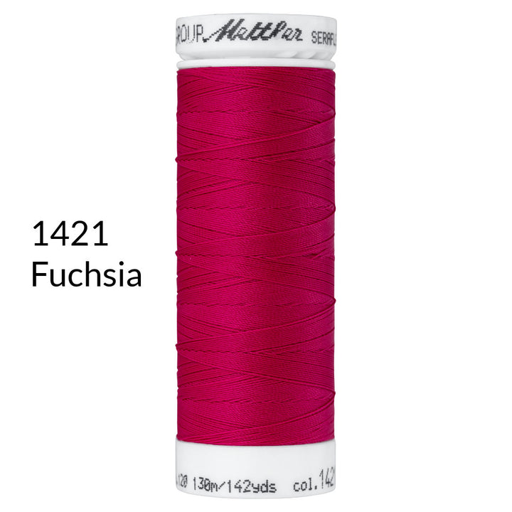 fuchsia stretch sewing thread