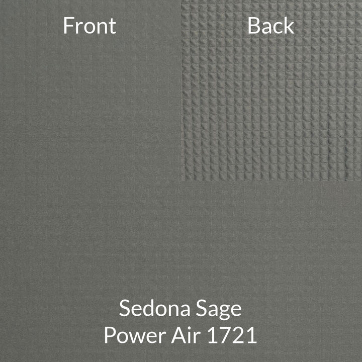 sedona greenish grey polartec power air fabric