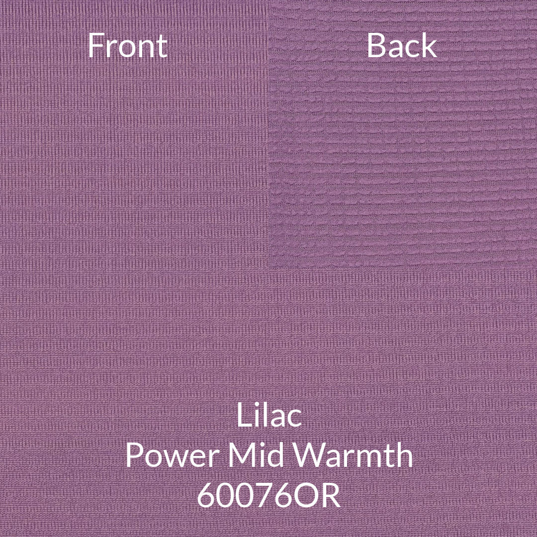 Lilac Mauve Light Purple Mid Warmth Polartec Power Grid 60076OR