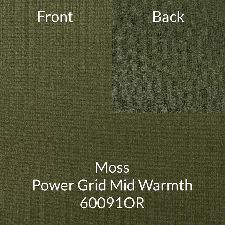 Moss Green Mid Warmth Polartec Power Grid 60091OR