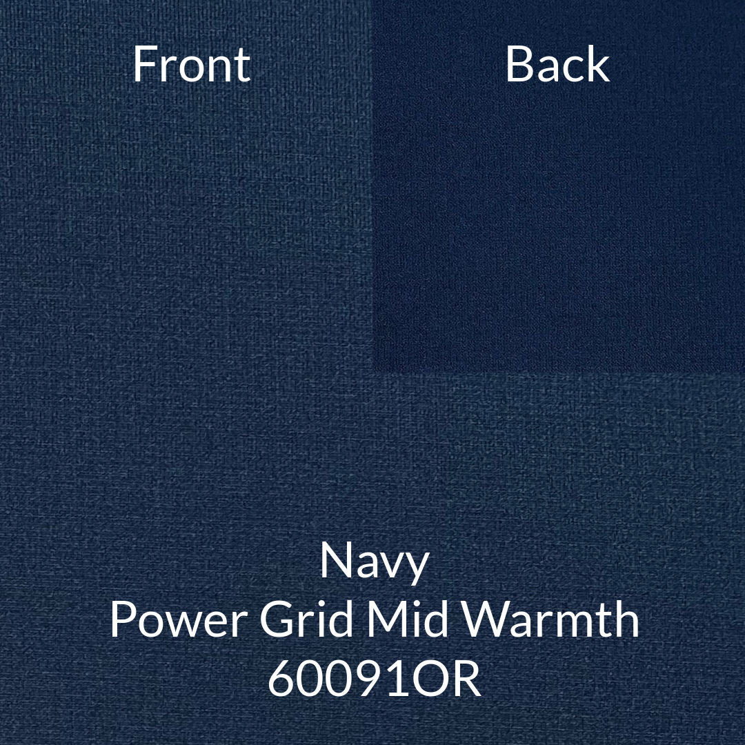 Navy Dark Blue MId Warmth Polartec Power Grid 60091OR
