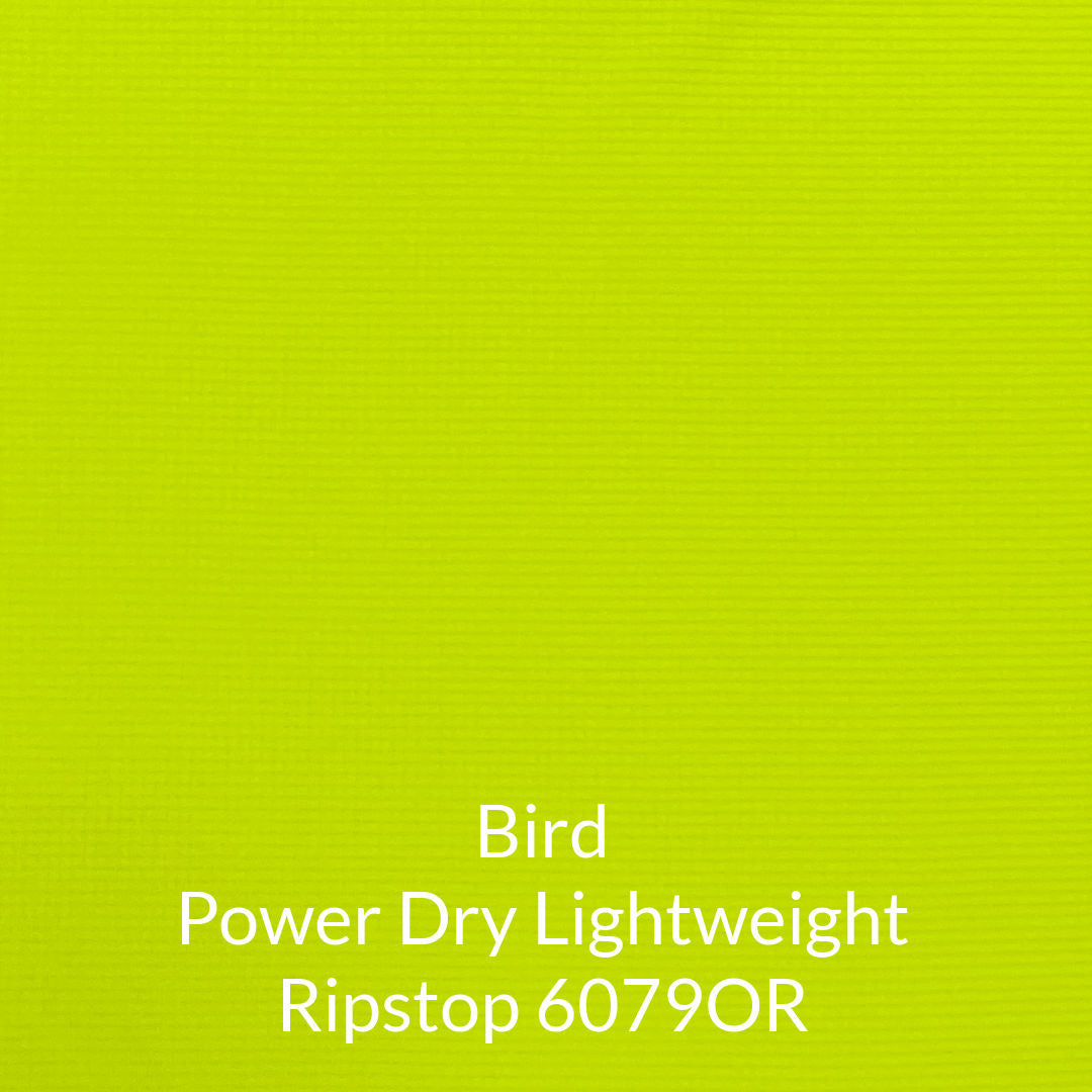 Bird Bright Hi Vis Green Ripstop Style Polartec Lightweight Power Dry Fabric #color_6079or-bird-ripstop-power-dry