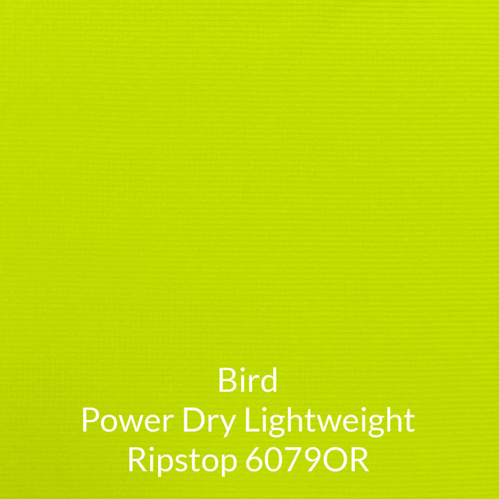 Bird Bright Hi Vis Green Ripstop Style Polartec Lightweight Power Dry Fabric #color_6079or-bird-ripstop-power-dry