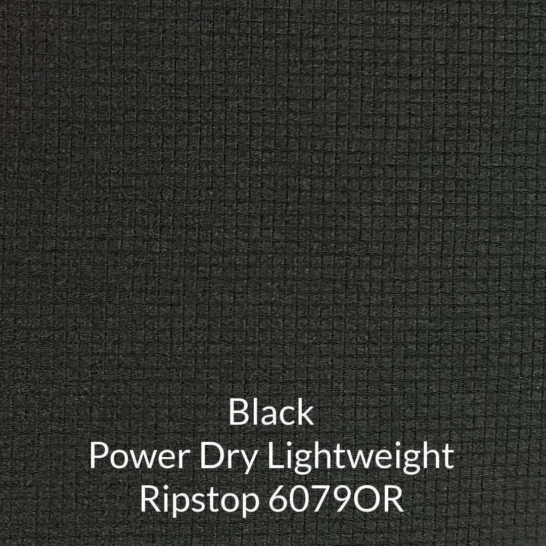 Black Ripstop Style Polartec Lightweight Power Dry Fabric #color_6079or-black-ripstop-power-dry