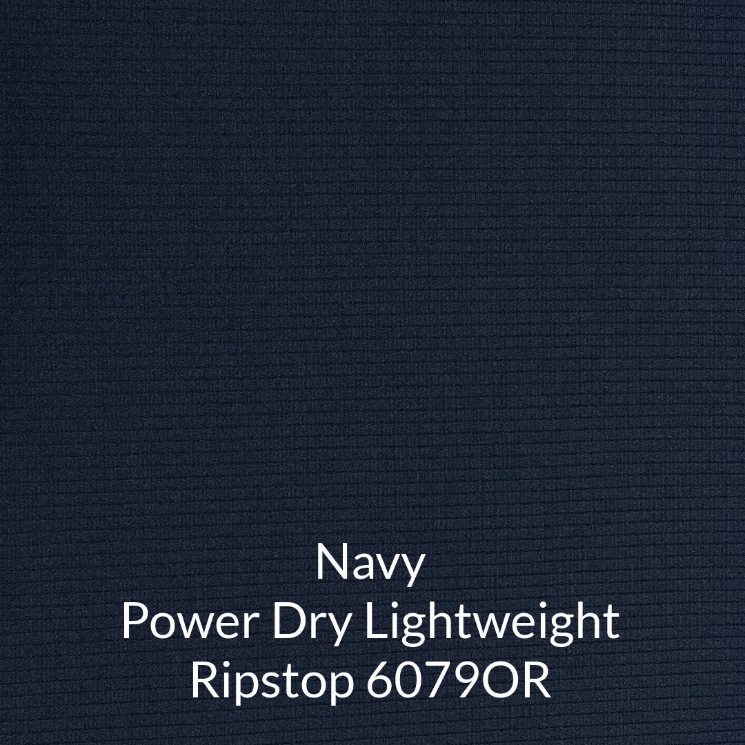 Navy Ripstop style Polartec Power Dry Lightweight Fabric