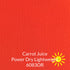 Dark orange polartec lightweight power dry fabric with sun protection #color_6083or-carrot-juice
