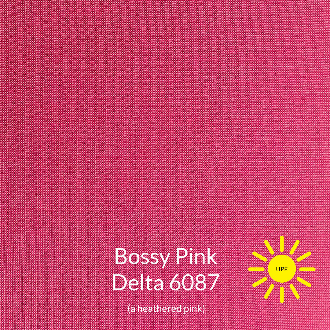 Dark Bossy Pink Polartec Delta Cooling Fabric