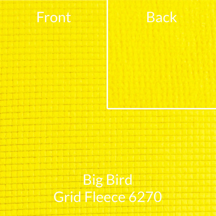 Big Bird Yellow Polartec Thermal Pro Grid Fleece 6270 Fabric