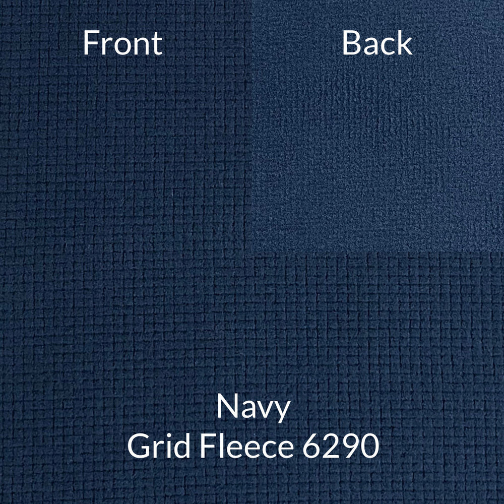 Navy Polartec Thermal Pro Grid Fleece 6290 Fabric