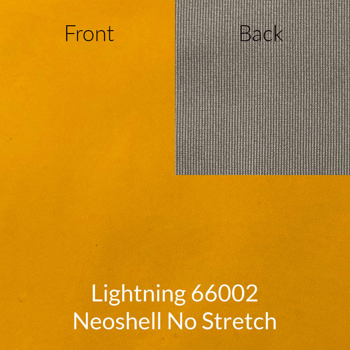 lightning yellow neoshell no stretch fabric