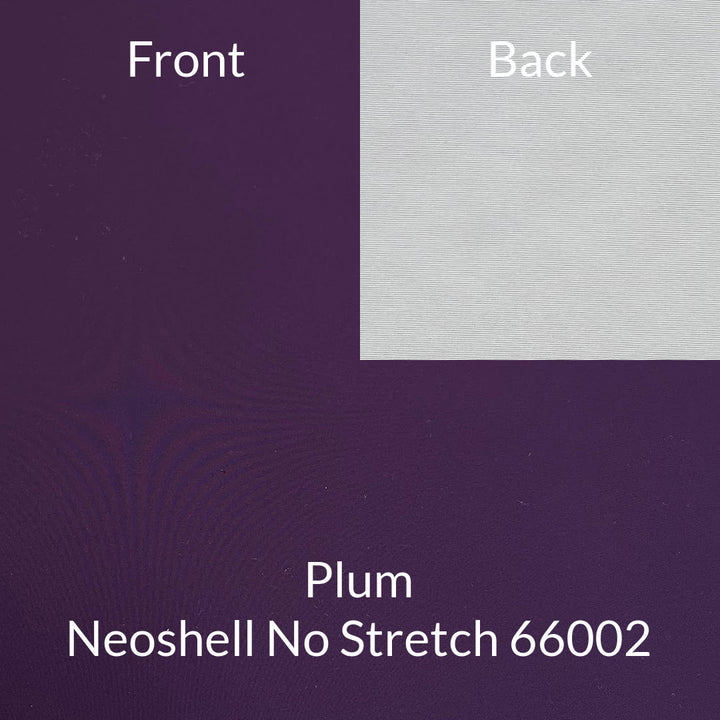plum purple neoshell no stretch fabric