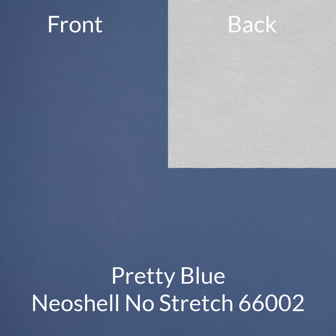 pretty medium blue neoshell no stretch fabric