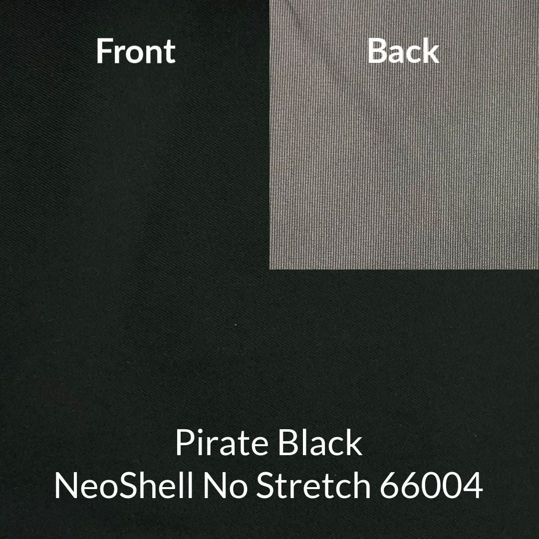 pirate black no stretch neoshell fabric