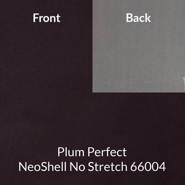 plum perfect neoshell no stretch fabric