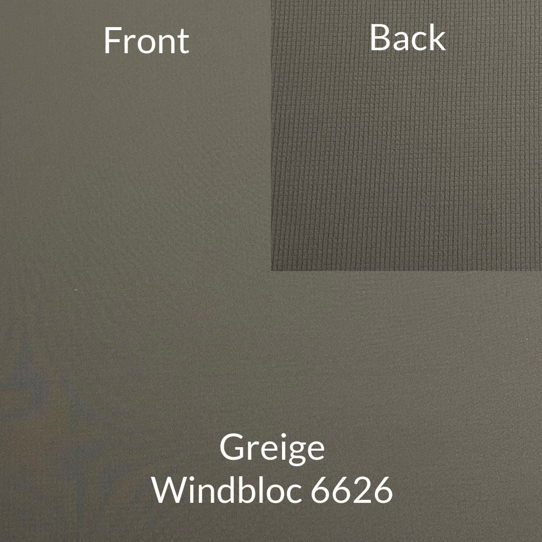 Grey Beige Polartec Windbloc Fabric